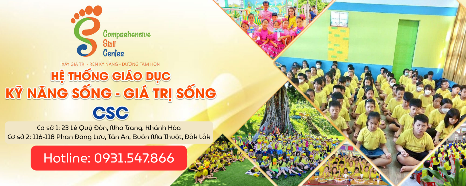 Trung tâm giáo dục kỹ năng sống & giá trị sống CSC